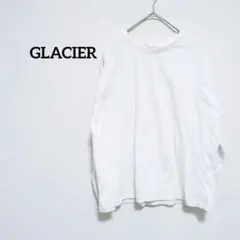 GLACIER　グラシア 長袖カットソー 綿100% ホワイト Mサイズ