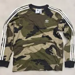 adidas カモフラージュ ロングスリーブ Tシャツ M