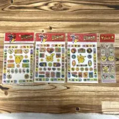 く*げ様 ポケットモンスター ぷっくり 立体シール 4シート ポケモン/検索 ボ