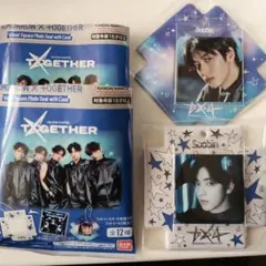 TXT スビン　フォトシールケース　シール　2枚セット　バンダイ