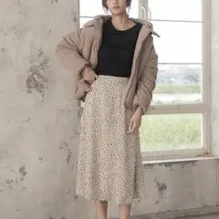 神戸レタス 中綿 ジャケット ベージュ ブラウン Kobe lettuce