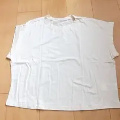 Tシャツ レディース ノースリーブ ベージュ(クリーム色) Ｌサイズ