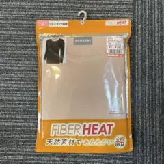 CLOSSHI FIBER HEAT クルーネック長袖 M 中桃