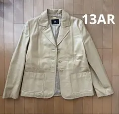 レザージャケット ベージュ