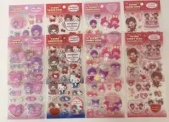 モンチッチ ハローキティ マイメロクリアキャンディシール 8枚セット