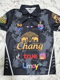 タイ限定】サッカーシャツ タイ代表レプリカ仕様黒XL - メルカリ
