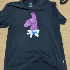 UNIQLO UT Fortnite ラマ Tシャツ ブラック