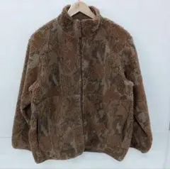 ★値下◎9.18◎S795◎ノワート◎ジーユー◎ブルゾン◎ボア◎迷彩柄風◎M