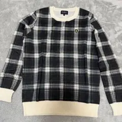 美品　パーリゲイツ　チェック　ニット