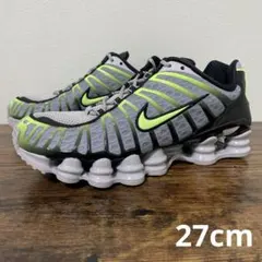 ナイキ　ショックス TL　27cm　ウルフグレー/ライムブラスト　箱無し
