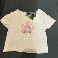 ディズニー　スティッチ　Tシャツ　ピンク　Mサイズ　新品のサムネイル