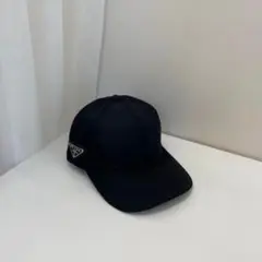 PRADA プラダ ナイロン ベースボールキャップ ロゴ 三角金具 - メルカリ