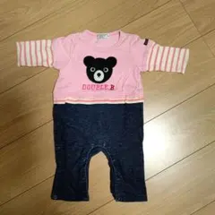 ミキハウス ダブルビー 70 ロンパース
