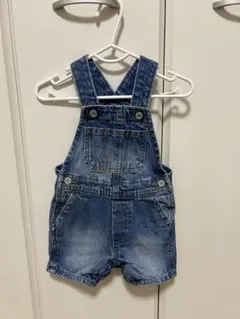GAP デニムショートオーバーオール 6-12ヶ月
