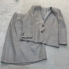 Burberry スーツセット　グレー系　7号