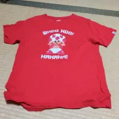 UNIQLO 赤 Tシャツ 150 マリオデザイン