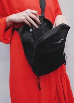 【美品】CLANE PETAL ショルダーバッグ•ロゴミラー新品2点セット