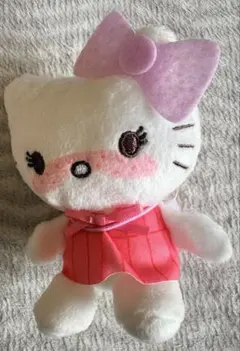 ハローキティ ぬいぐるみ ピンクドレス 約15cm