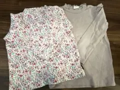 ベルメゾンGITA&devirock カットソー2枚セット　100