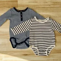 プティマイン　H&Mロンパース　70