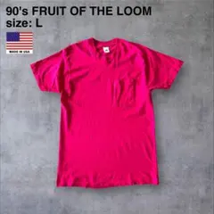 90's USA製 FRUIT OF THE LOOM シングルステッチTシャツ
