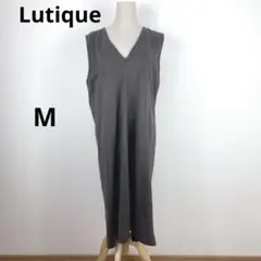 Lutiqueルティーク　Ｖネック　ノースリーブワンピース　Mサイズ
