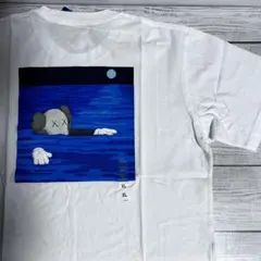 ユニクロ カウズ 半袖 Tシャツ XL 白色 浮かぶコンパニオン (未使用品)