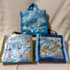 東京ディズニーシー カプセルトイ ミニバッグ 3点セット