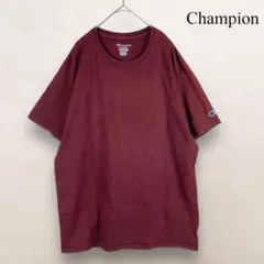 【チャンピオン】クルーネック コットンTシャツ 半袖カットソー メンズ(L)