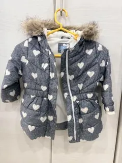 (BABYGAP)ハート柄ダウンコート 95cm