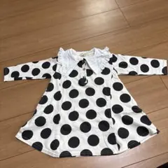 ベビー ワンピース ドット柄 90cm