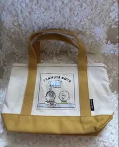 ［お買い得】スヌーピー　PEANUTS トートバッグ　キャンバスbag 小さめ