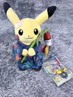 ポケモンセンタートウホク限定　ピカチュウぬいぐるみ　4点セット ポケモンセンタートウホク限定 ピカチュウぬいぐるみ 4点セット