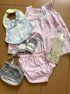トトロ＆GAP ピンク ワンピースセット