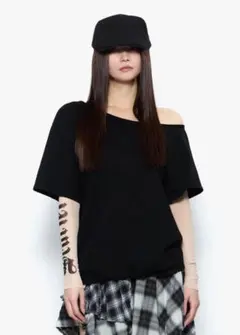 トップス theredthread S print tops charm THEREDTHREAD / ザレッドスレッド】S print tops charm