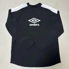 umbro ロングスリーブTシャツ ブラック/ホワイト