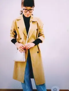 GU ジーユー　2wayトレンチコート美品【新品タグ付き】