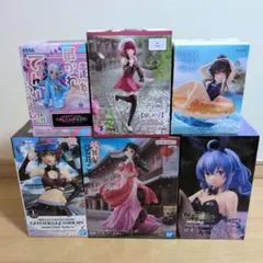 ㉞　美少女フィギュア　プライズ　まとめ売り　6個セット