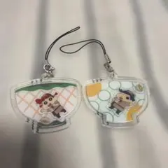 クレヨンしんちゃん すき家 アクリルキーホルダー 2個セット