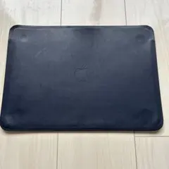 Apple レザー スリーブ ネイビー