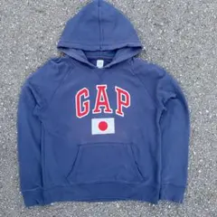 00s old GAP パーカー 日本の国旗刺繍