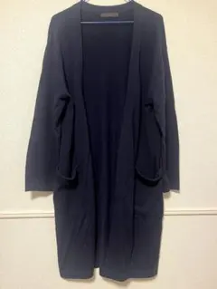 URBANRESEARCH ロングニットカーディガン 紺色