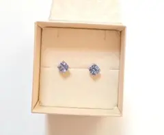 PT900 ブルーサファイア 合計 0.2ct スタッドピアス - メルカリ