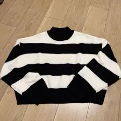 DIViDED ボーダーニット　サイズS