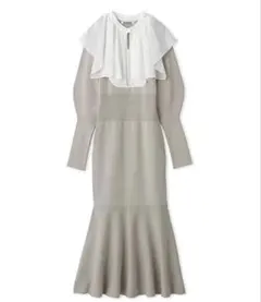 グレー ニットワンピース スナイデル