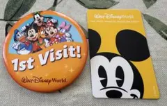 Walt Disney World 1st Visit バッジとカードセット