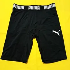 プーマ PUMA ブラック ショート タイツ スパッツ コンプレッション L