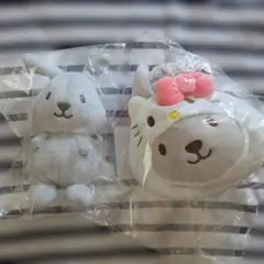 ラッピー×サンリオキャラクターズ ぬいぐるみ 巾着 2点セット
