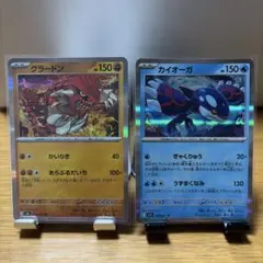 グラードン カイオーガ 2枚セット