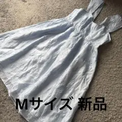 花柄シアージャガードワンピース水色M 新品